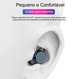 Fone de Ouvido Estéreo Sem Fio À Prova D’ Água | G02 IPX7 9D TWS 5.0 Bluetooth